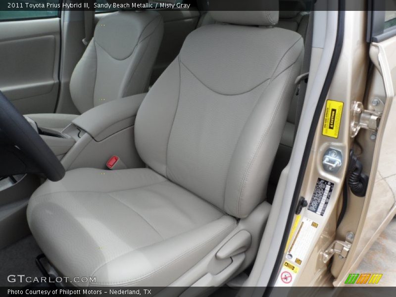 Sandy Beach Metallic / Misty Gray 2011 Toyota Prius Hybrid III