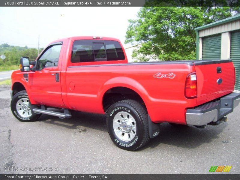  2008 F250 Super Duty XLT Regular Cab 4x4 Red