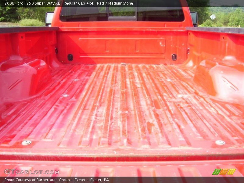 Red / Medium Stone 2008 Ford F250 Super Duty XLT Regular Cab 4x4