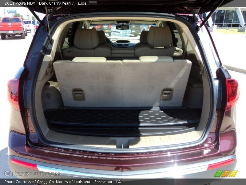 Dark Cherry Pearl / Taupe 2011 Acura MDX