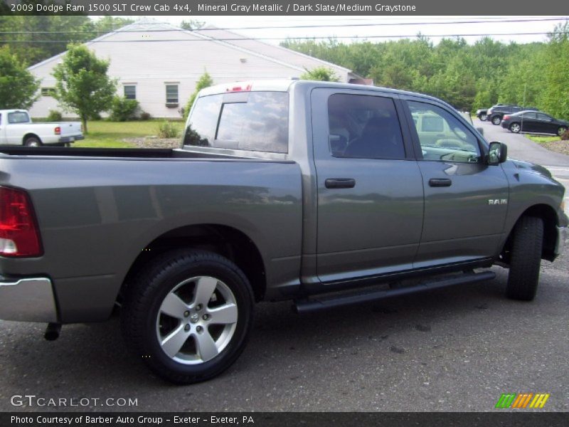 Mineral Gray Metallic / Dark Slate/Medium Graystone 2009 Dodge Ram 1500 SLT Crew Cab 4x4