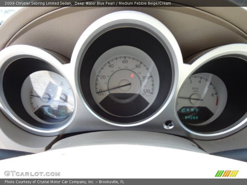  2009 Sebring Limited Sedan Limited Sedan Gauges