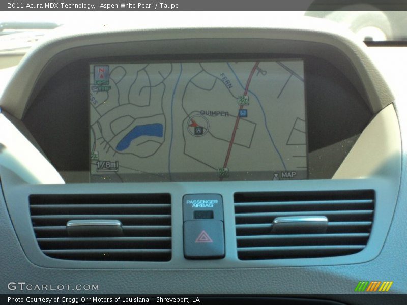 Navigation of 2011 MDX Technology