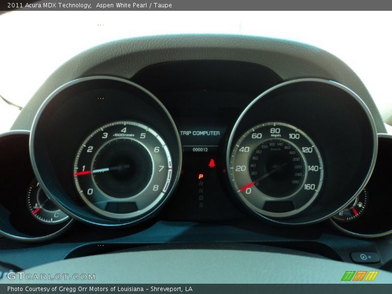  2011 MDX Technology Technology Gauges