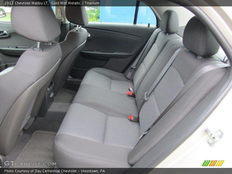 Gold Mist Metallic / Titanium 2011 Chevrolet Malibu LT