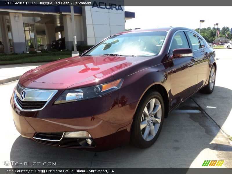 Basque Red Pearl / Parchment 2012 Acura TL 3.5