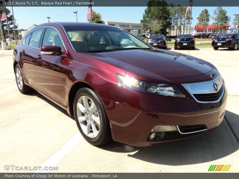 Front 3/4 View of 2012 TL 3.5