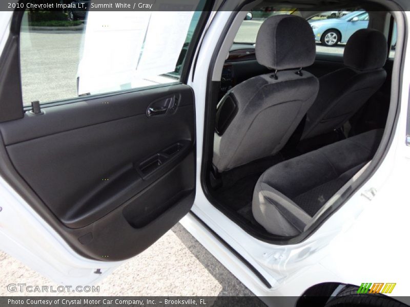 Summit White / Gray 2010 Chevrolet Impala LT