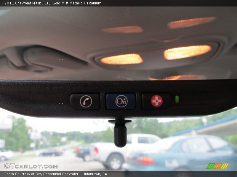 Gold Mist Metallic / Titanium 2011 Chevrolet Malibu LT
