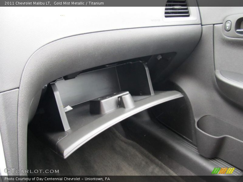 Gold Mist Metallic / Titanium 2011 Chevrolet Malibu LT