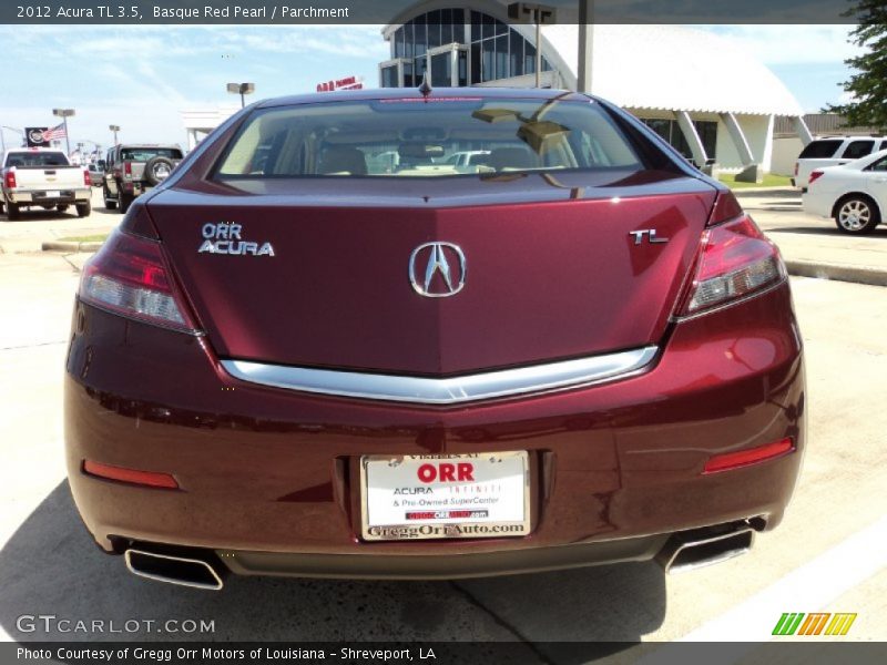 Basque Red Pearl / Parchment 2012 Acura TL 3.5
