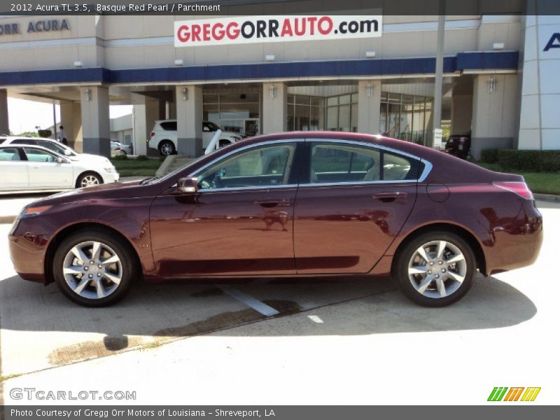 Basque Red Pearl / Parchment 2012 Acura TL 3.5