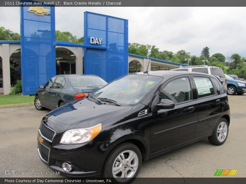 Black Granite Metallic / Charcoal 2011 Chevrolet Aveo Aveo5 LT