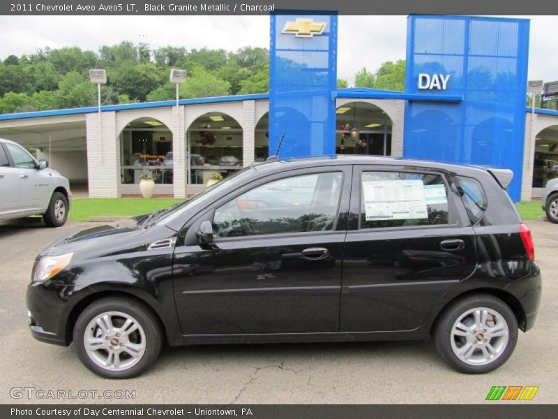 Black Granite Metallic / Charcoal 2011 Chevrolet Aveo Aveo5 LT