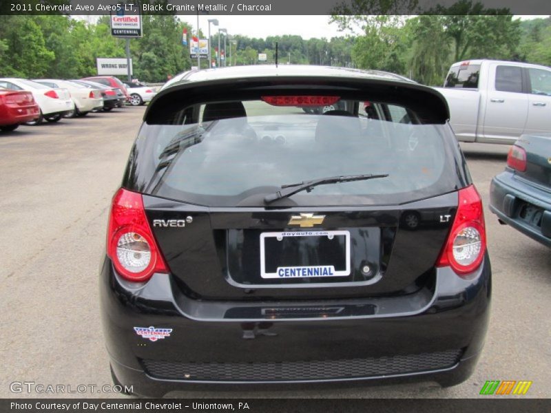 Black Granite Metallic / Charcoal 2011 Chevrolet Aveo Aveo5 LT
