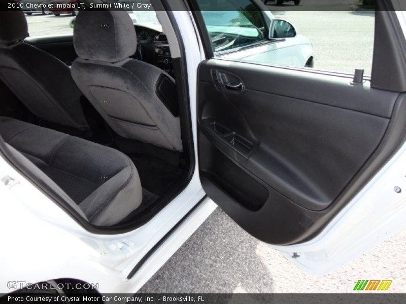 Summit White / Gray 2010 Chevrolet Impala LT