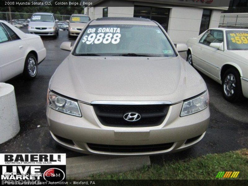 Golden Beige / Beige 2008 Hyundai Sonata GLS