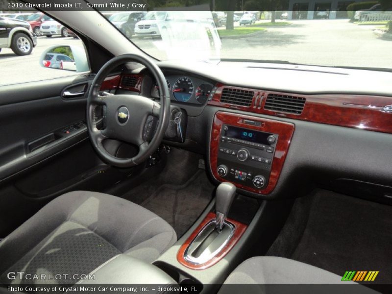 Summit White / Gray 2010 Chevrolet Impala LT