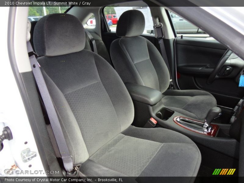 Summit White / Gray 2010 Chevrolet Impala LT