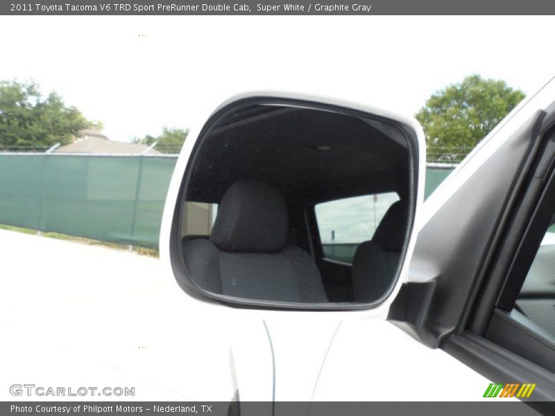 Super White / Graphite Gray 2011 Toyota Tacoma V6 TRD Sport PreRunner Double Cab