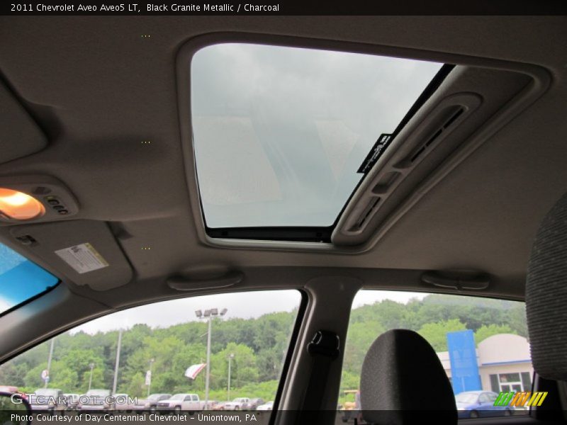 Black Granite Metallic / Charcoal 2011 Chevrolet Aveo Aveo5 LT