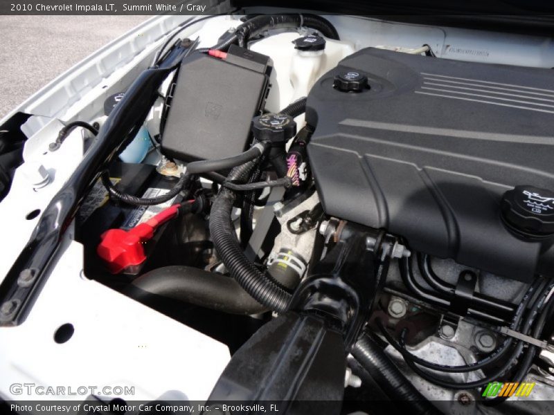 Summit White / Gray 2010 Chevrolet Impala LT