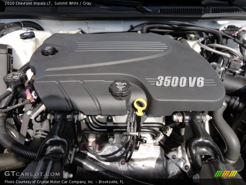 Summit White / Gray 2010 Chevrolet Impala LT