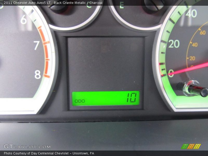 Black Granite Metallic / Charcoal 2011 Chevrolet Aveo Aveo5 LT