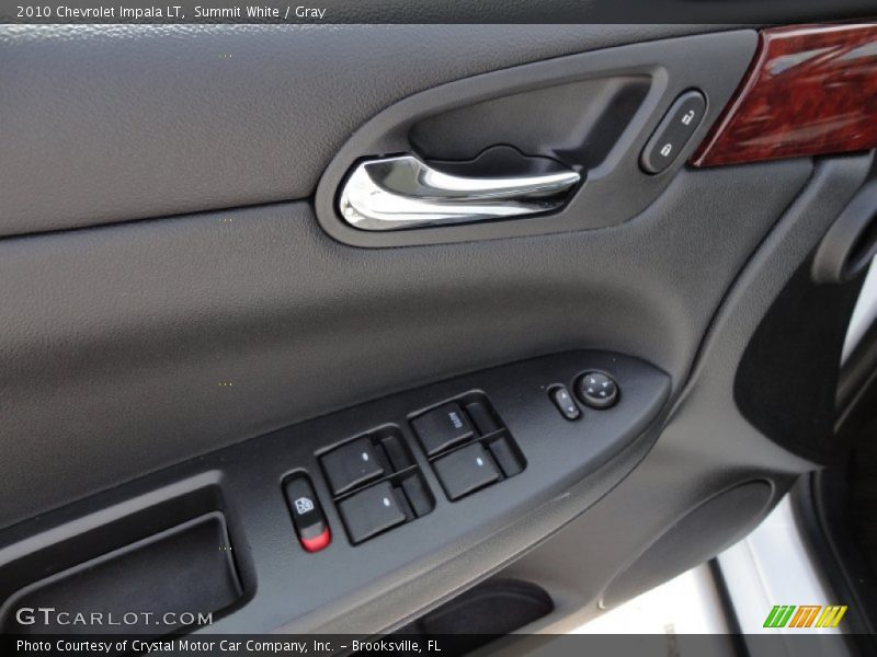 Summit White / Gray 2010 Chevrolet Impala LT