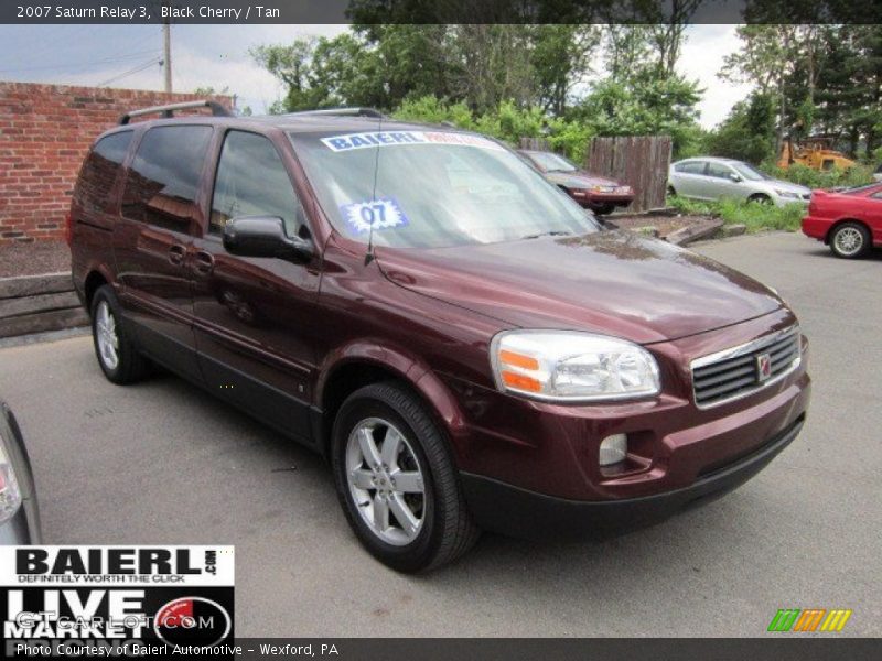 Black Cherry / Tan 2007 Saturn Relay 3