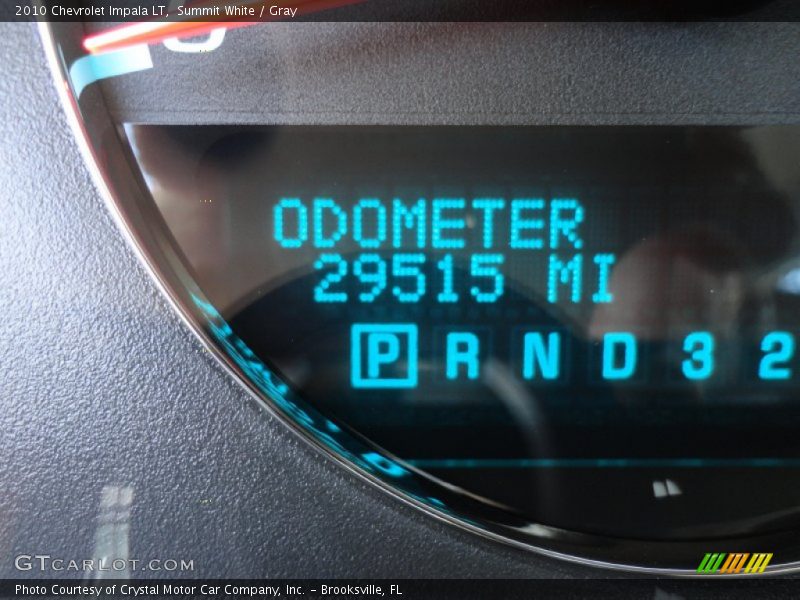 Summit White / Gray 2010 Chevrolet Impala LT