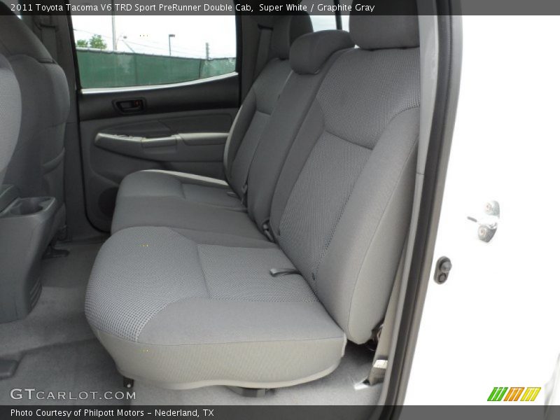 Super White / Graphite Gray 2011 Toyota Tacoma V6 TRD Sport PreRunner Double Cab