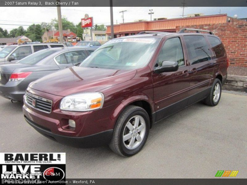 Black Cherry / Tan 2007 Saturn Relay 3