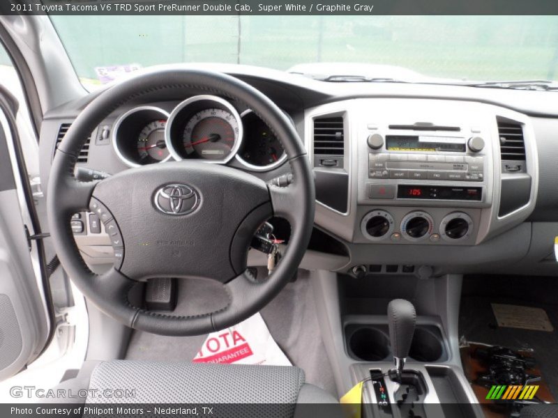 Dashboard of 2011 Tacoma V6 TRD Sport PreRunner Double Cab