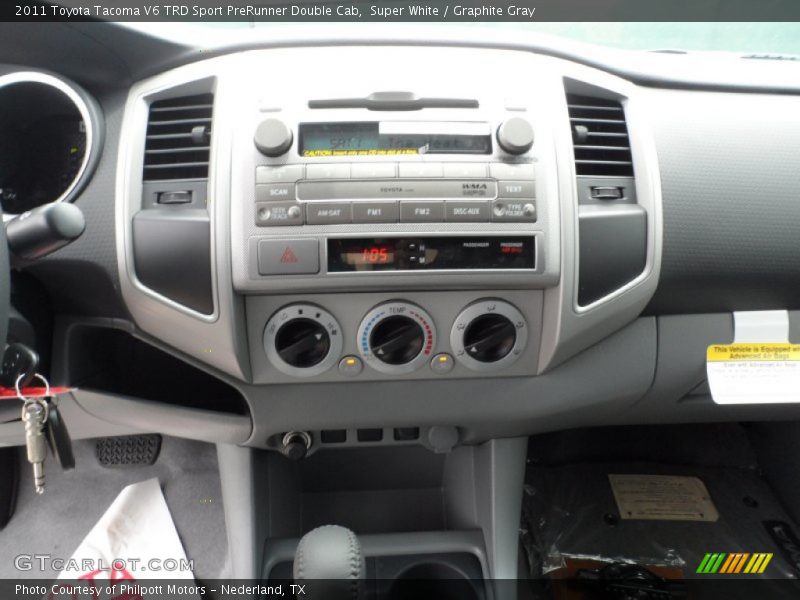 Controls of 2011 Tacoma V6 TRD Sport PreRunner Double Cab