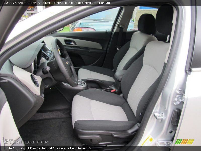 Silver Ice Metallic / Jet Black/Medium Titanium 2011 Chevrolet Cruze LS