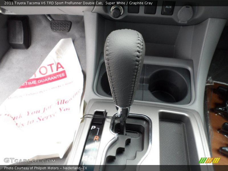  2011 Tacoma V6 TRD Sport PreRunner Double Cab 5 Speed Automatic Shifter