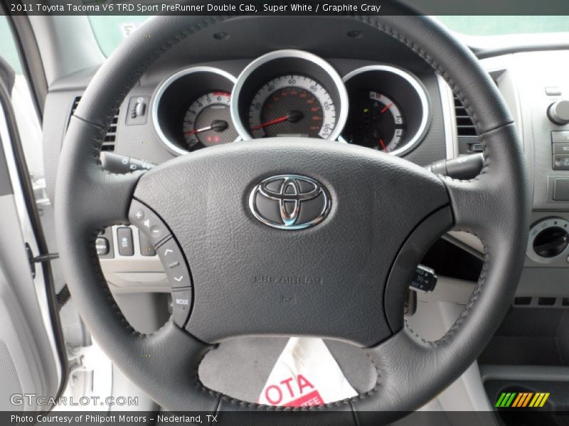  2011 Tacoma V6 TRD Sport PreRunner Double Cab Steering Wheel