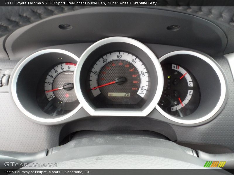  2011 Tacoma V6 TRD Sport PreRunner Double Cab V6 TRD Sport PreRunner Double Cab Gauges