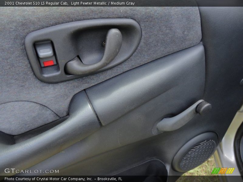Light Pewter Metallic / Medium Gray 2001 Chevrolet S10 LS Regular Cab