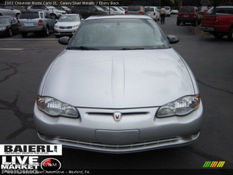 Galaxy Silver Metallic / Ebony Black 2003 Chevrolet Monte Carlo SS