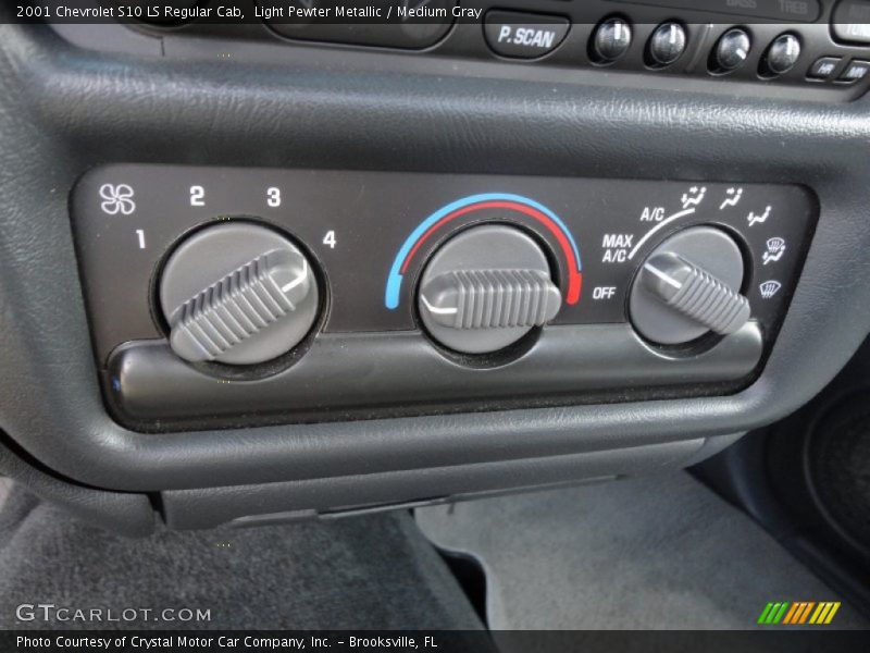 Controls of 2001 S10 LS Regular Cab