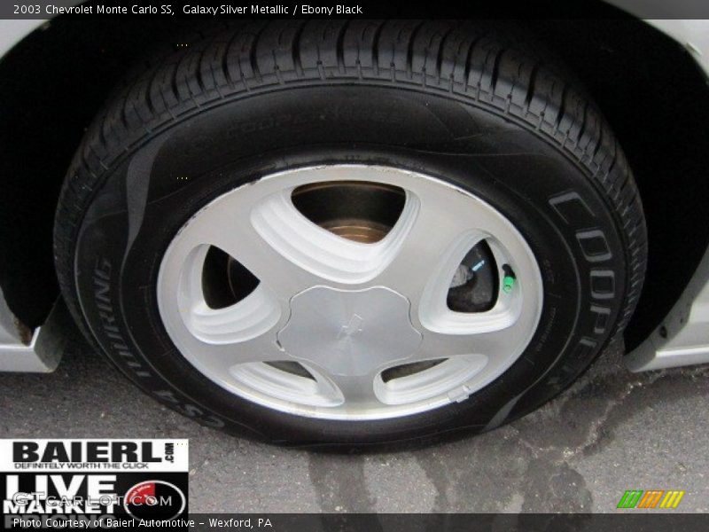 Galaxy Silver Metallic / Ebony Black 2003 Chevrolet Monte Carlo SS