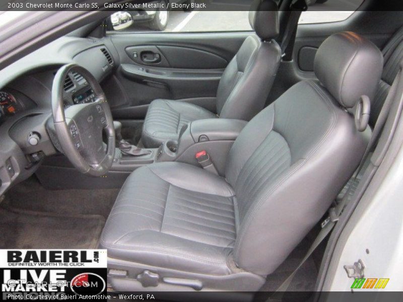 Galaxy Silver Metallic / Ebony Black 2003 Chevrolet Monte Carlo SS
