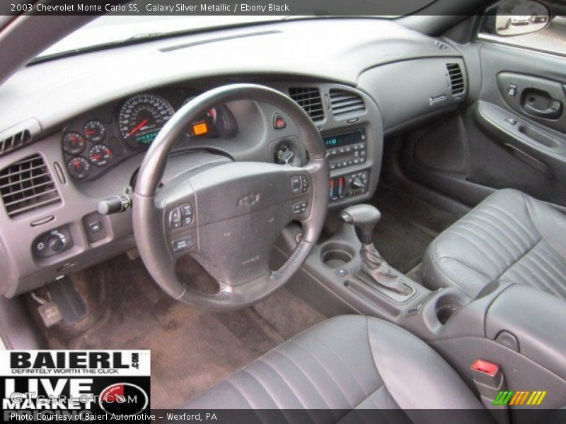 Galaxy Silver Metallic / Ebony Black 2003 Chevrolet Monte Carlo SS