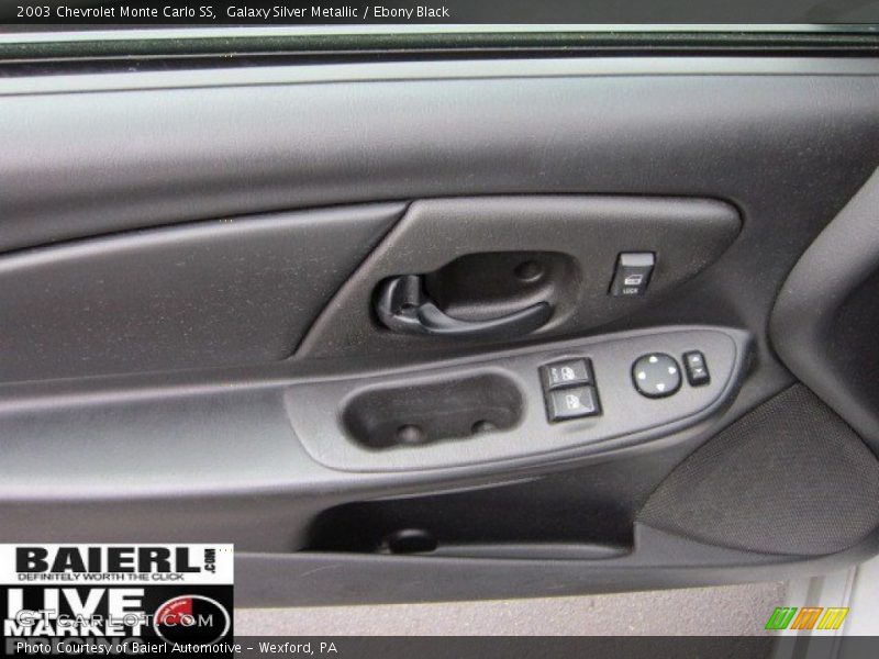 Galaxy Silver Metallic / Ebony Black 2003 Chevrolet Monte Carlo SS