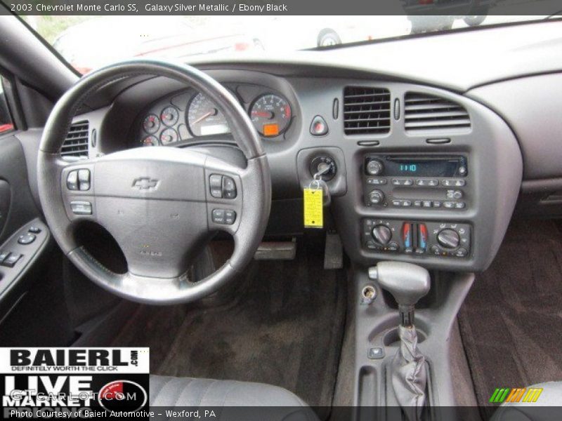 Galaxy Silver Metallic / Ebony Black 2003 Chevrolet Monte Carlo SS