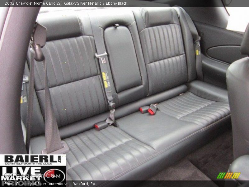 Galaxy Silver Metallic / Ebony Black 2003 Chevrolet Monte Carlo SS