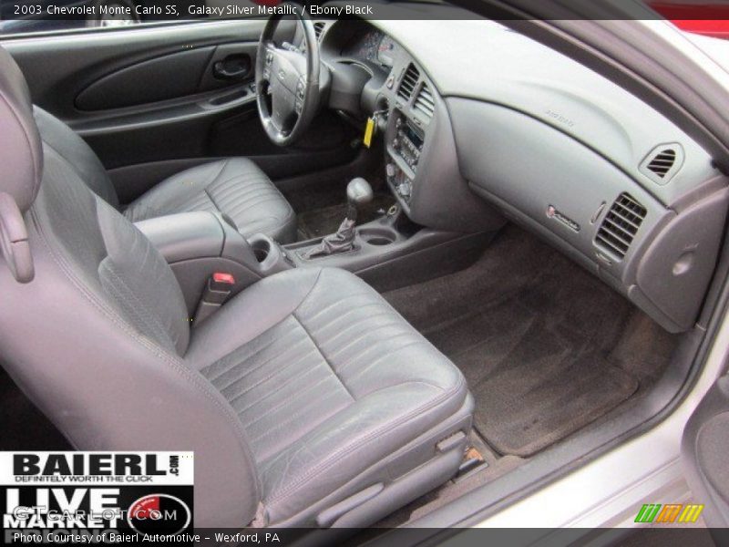 Galaxy Silver Metallic / Ebony Black 2003 Chevrolet Monte Carlo SS