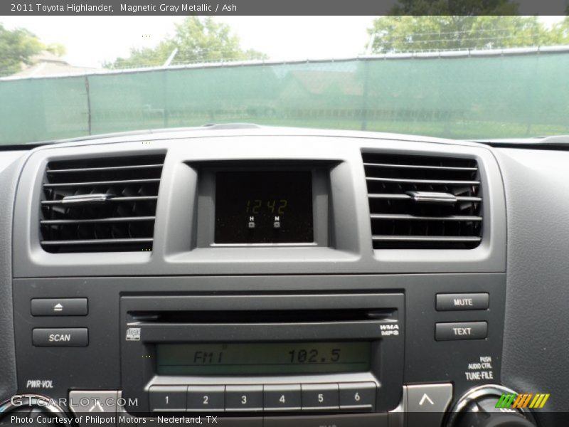 Magnetic Gray Metallic / Ash 2011 Toyota Highlander